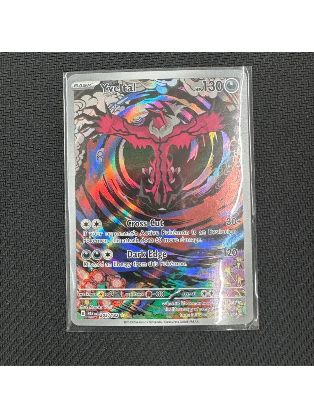 Pokémon Yveltal - 205/182 - SV04: Paradox Rift